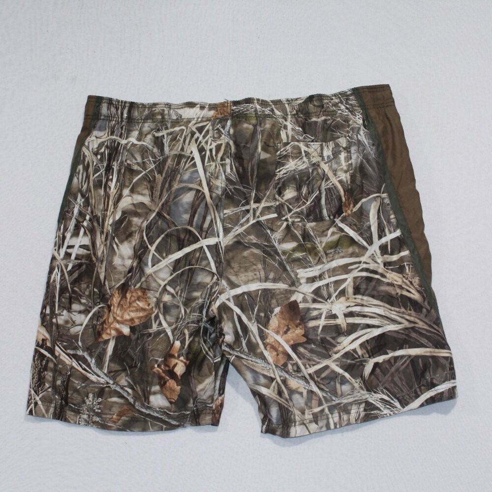 World Wide Sportsman Men Shorts Camo Brown Fishing Outdoor Size 2XL
